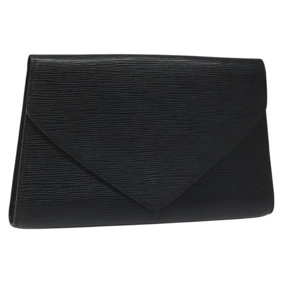 LOUIS VUITTON Epi Art Deco Clutch Bag Black - Picture 1 of 15